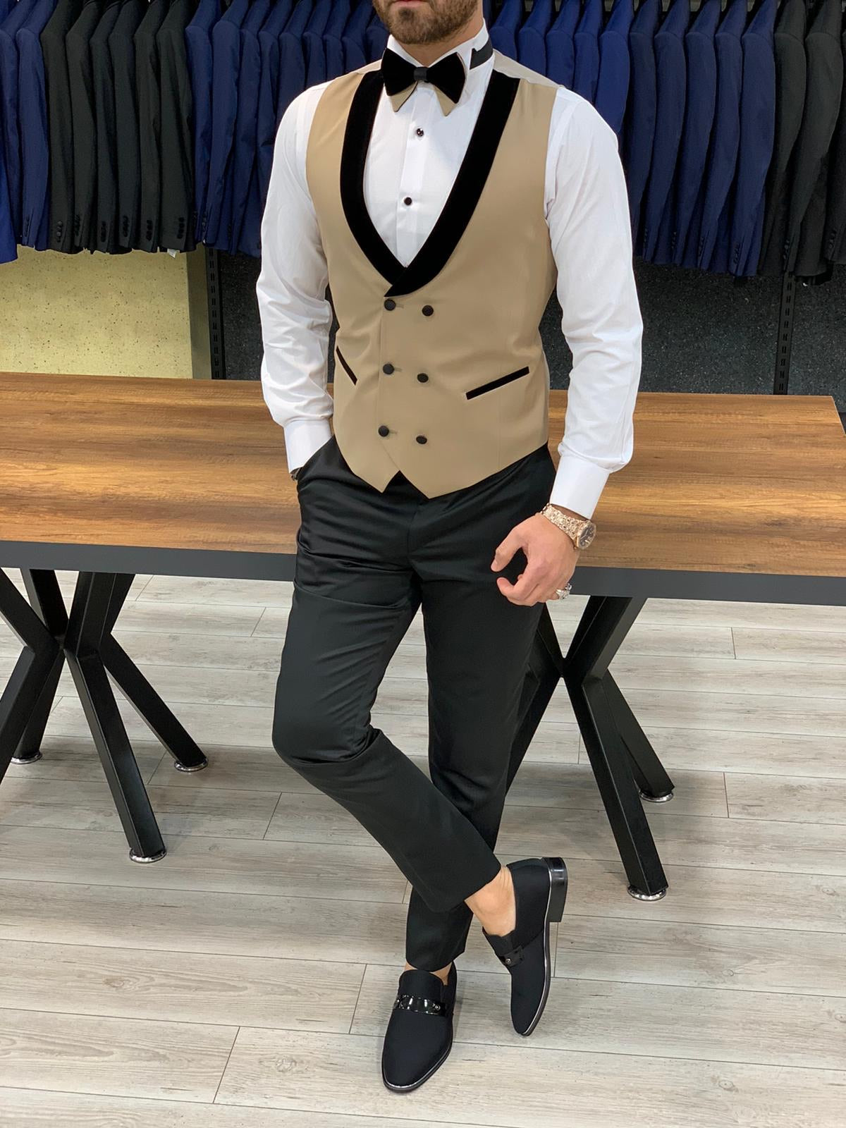 Forenza Royal Slim Fit Gold Tuxedo-baagr.myshopify.com-1-BOJONI