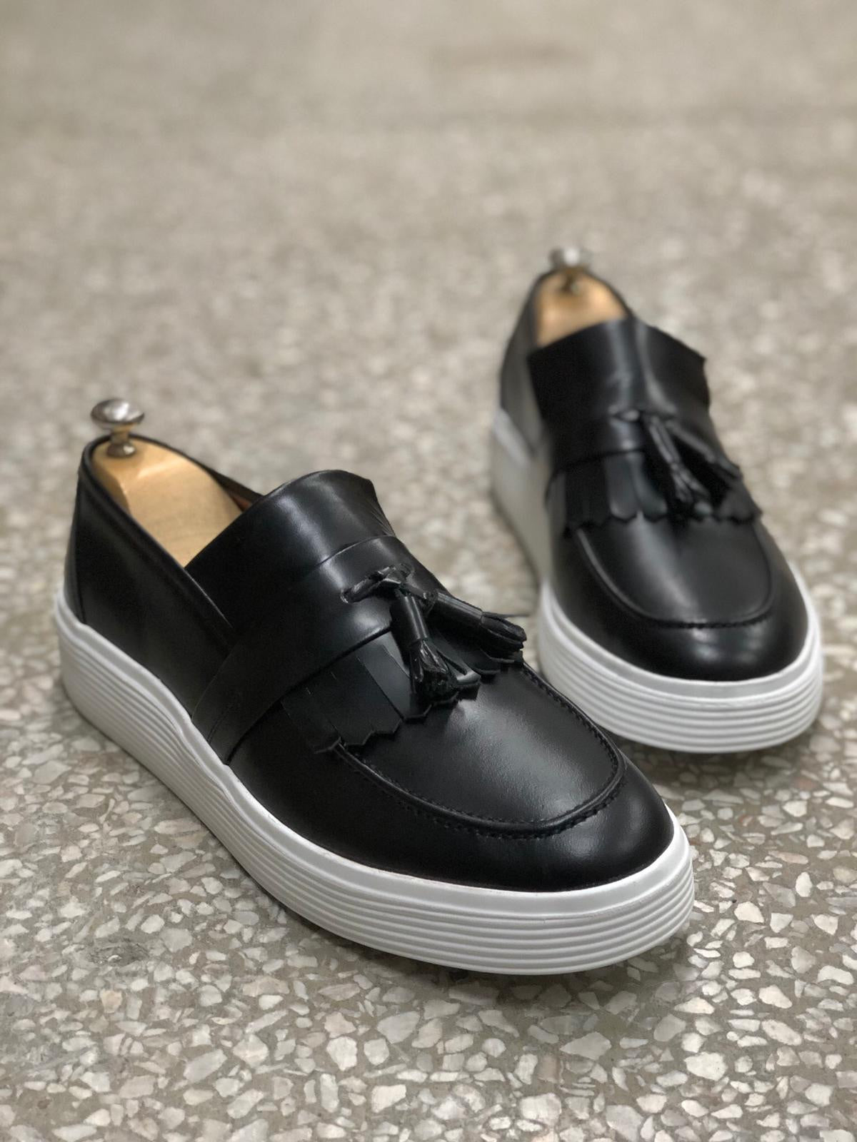 Calf-Leather Shoes in Black (Limited Edition)-baagr.myshopify.com-shoes2-BOJONI