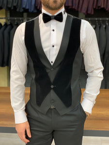 Catani Black Slim Fit Tuxedo #7-baagr.myshopify.com-1-BOJONI