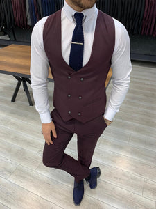 Rocca Burgundy Slim Fit Pinstripe Suit-baagr.myshopify.com-1-BOJONI