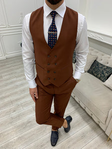 Bojoni Monte Tile  Slim Fit Suit