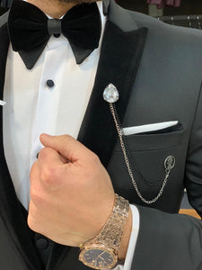 Catani Velvet Black Slim Fit Tuxedo #4-baagr.myshopify.com-1-BOJONI