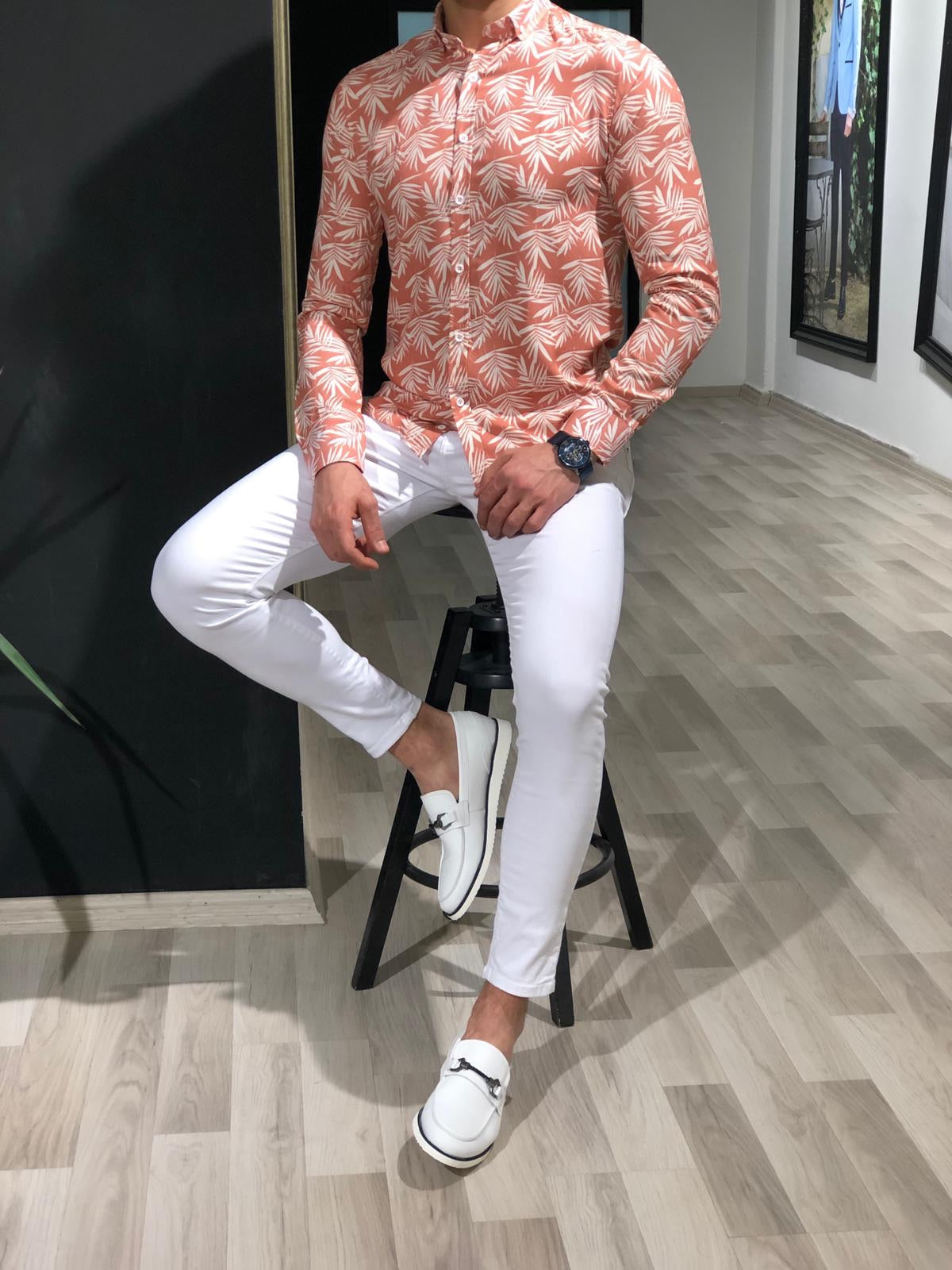 Klenoff Slim-Fit Patterned Shirt (3 Colors)-baagr.myshopify.com-Shirt-BOJONI