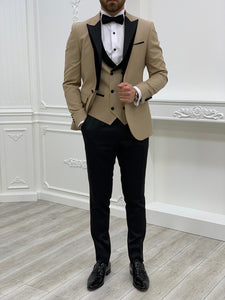 Partoni Royal Gold Slim Fit Tuxedo-baagr.myshopify.com-1-BOJONI