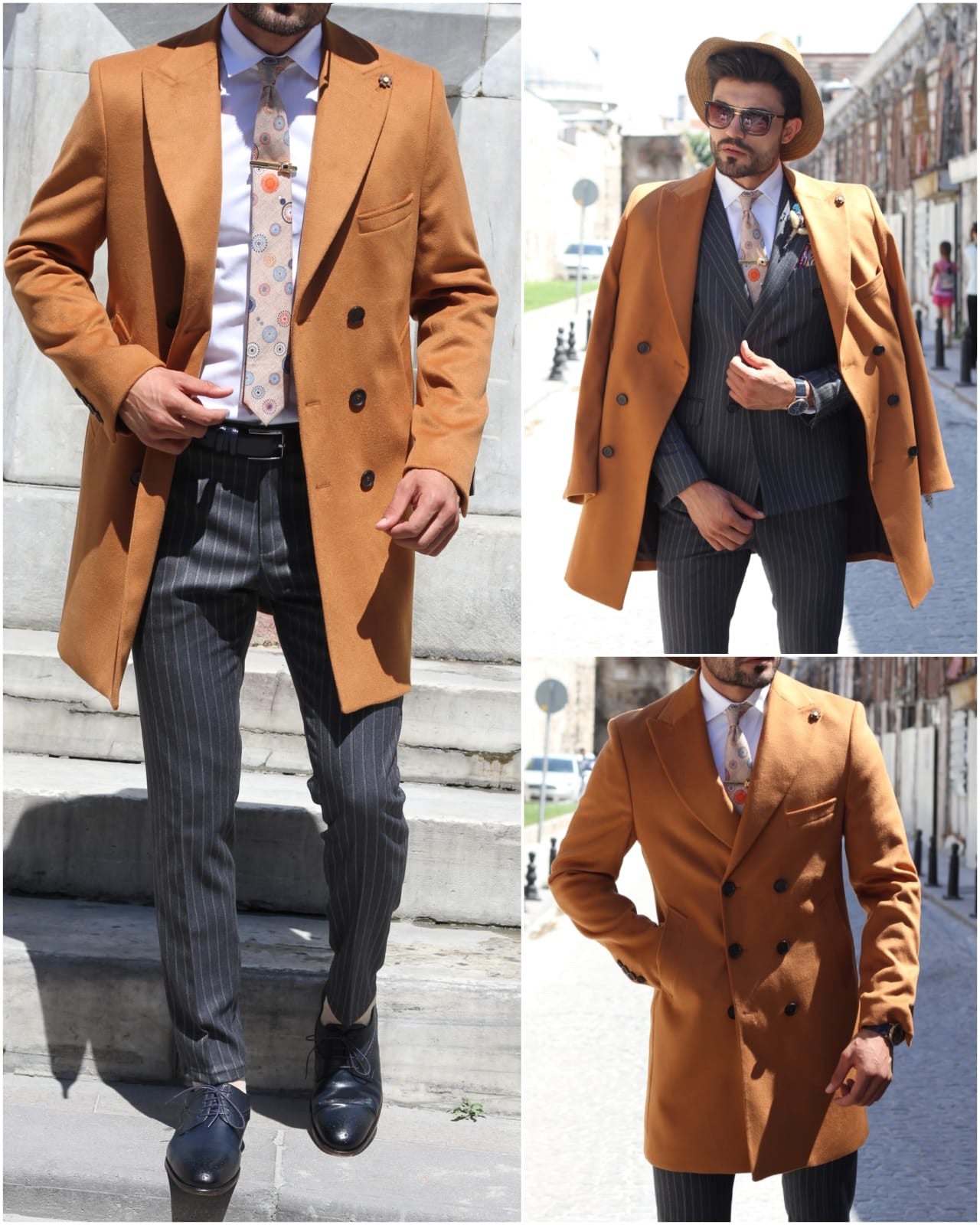 Capros Wool Coat in Camel Limited-baagr.myshopify.com-Jacket-BOJONI