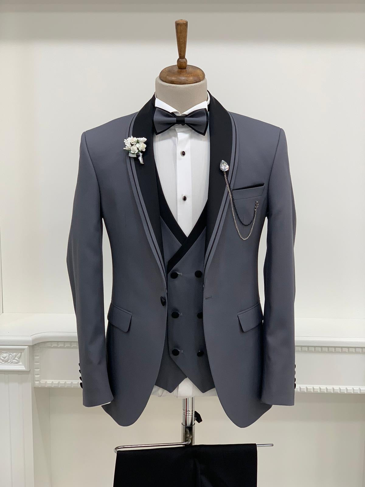 Serra Royal Gray Slim Fit Tuxedo-baagr.myshopify.com-1-BOJONI