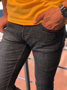 Gari Slim-Fit Jeans Black-baagr.myshopify.com-Pants-BOJONI