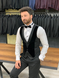 Catani Black Slim Fit Tuxedo #7-baagr.myshopify.com-1-BOJONI