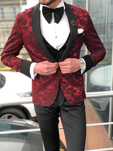 Slim-Fit Tuxedo Suit  Clearetred-baagr.myshopify.com-suit-BOJONI