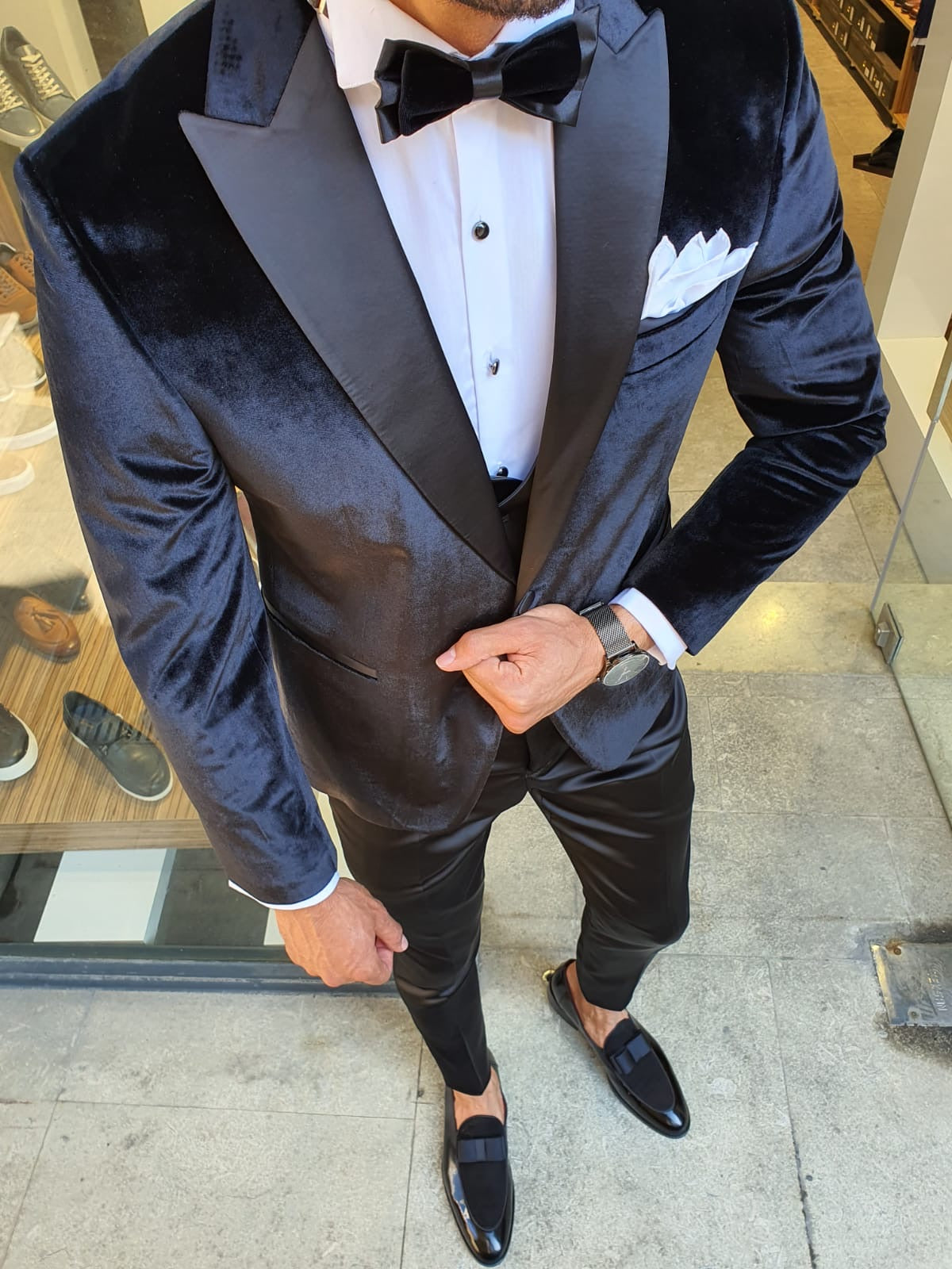 Timothy Black Slim Fit Notch Lapel Tuxedo-baagr.myshopify.com-suit-BOJONI