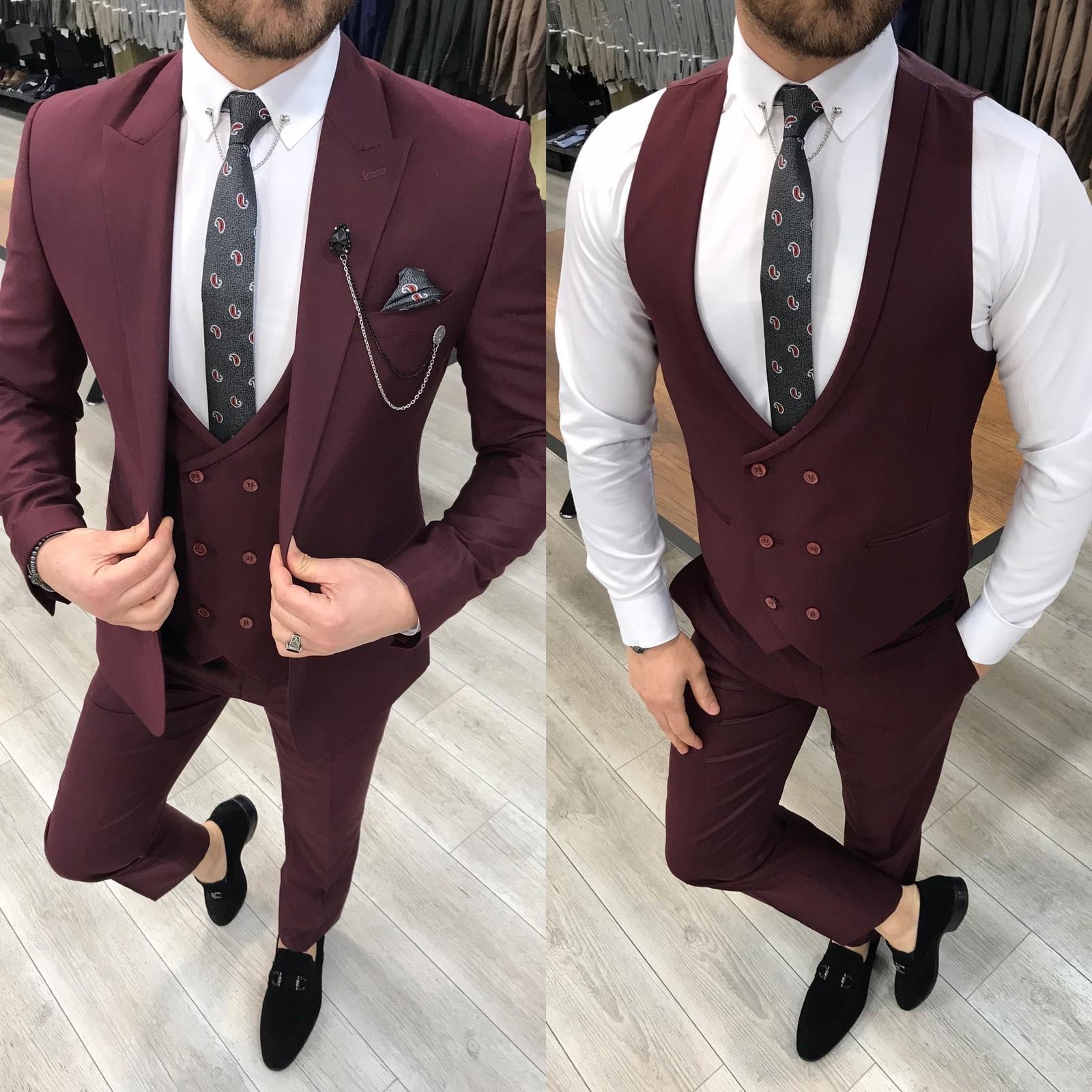 Louis Slim Fit Burgundy Suit-baagr.myshopify.com-1-BOJONI