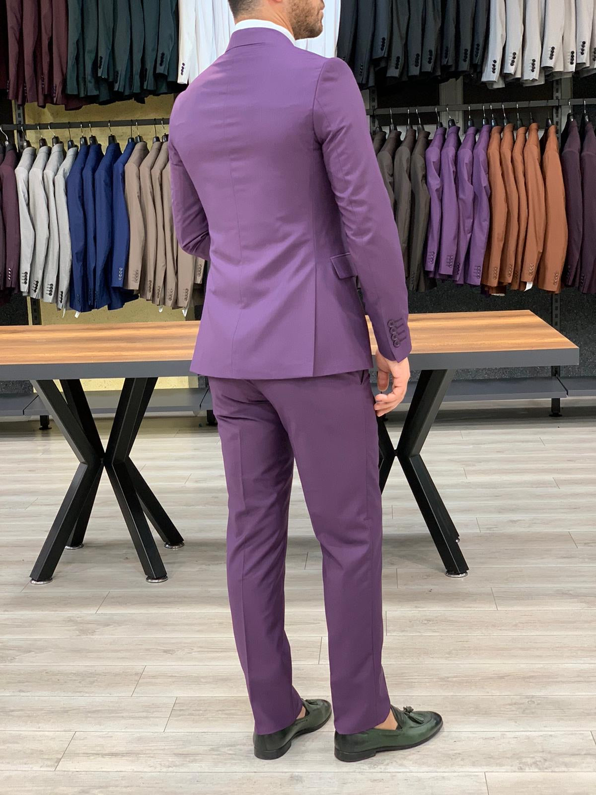 Verona Purple Slim Fit Wool Suit-baagr.myshopify.com-1-BOJONI