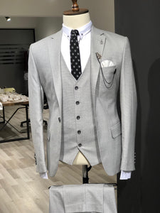 Slim-Fit Suit Vest Gray-baagr.myshopify.com-suit-BOJONI