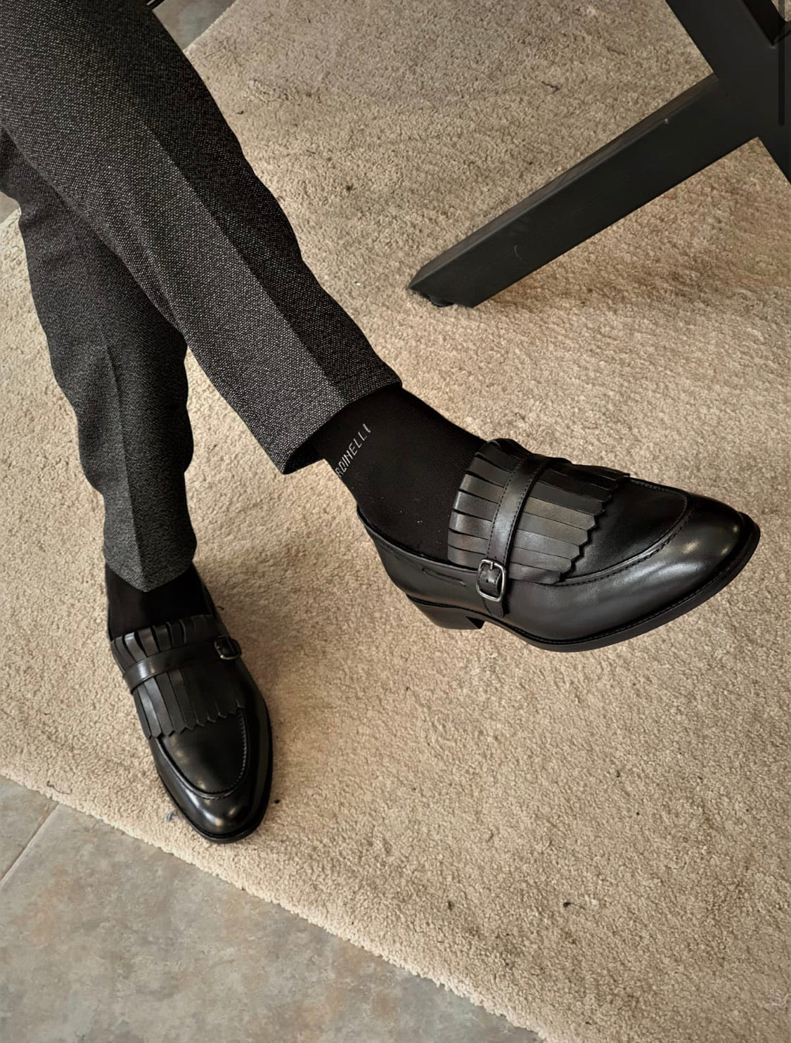 Forenzax Black Kilt Loafers-baagr.myshopify.com-shoes2-BOJONI