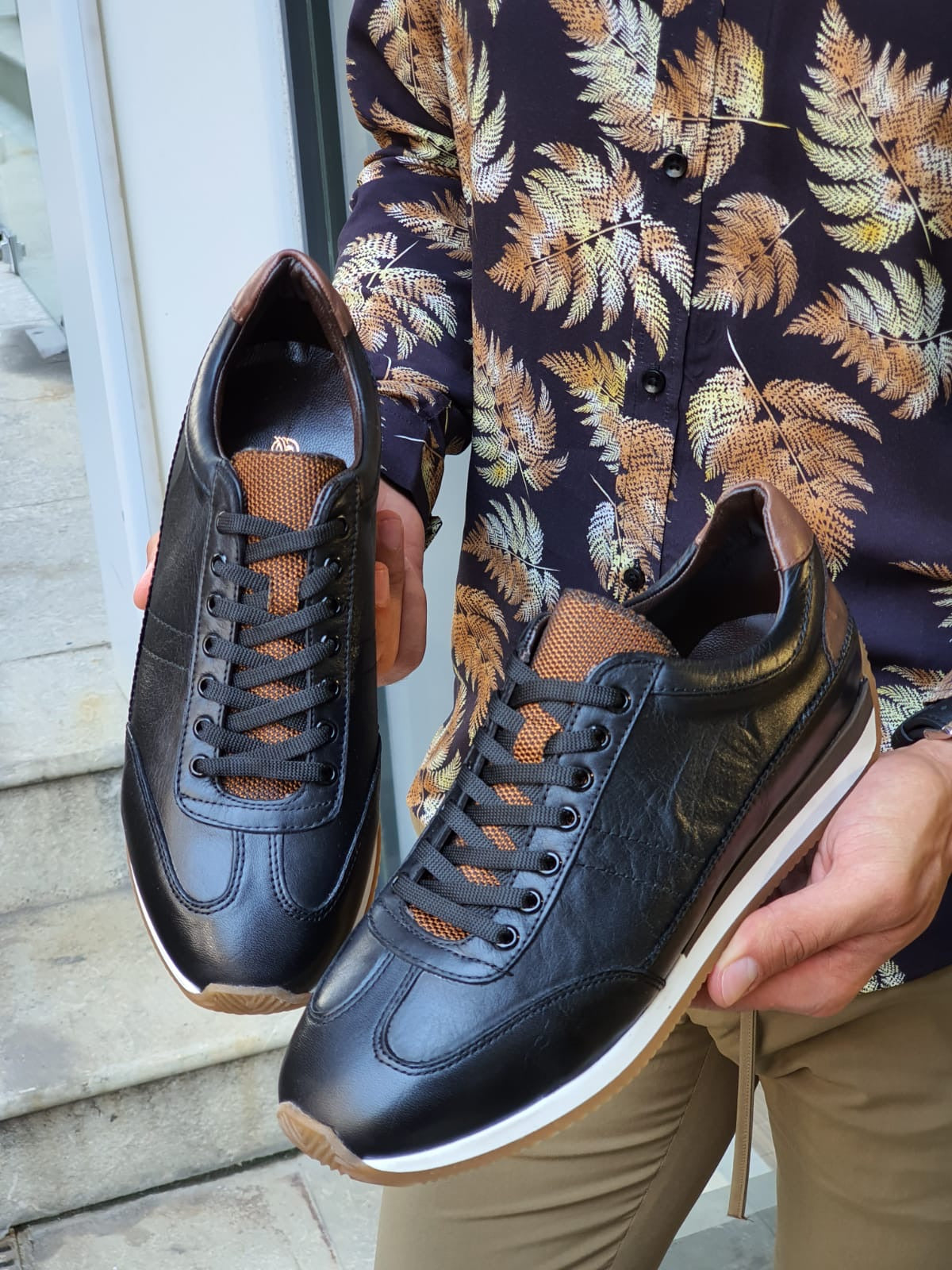 Lehi Black Mid-Top Sneakers-baagr.myshopify.com-shoes2-BOJONI