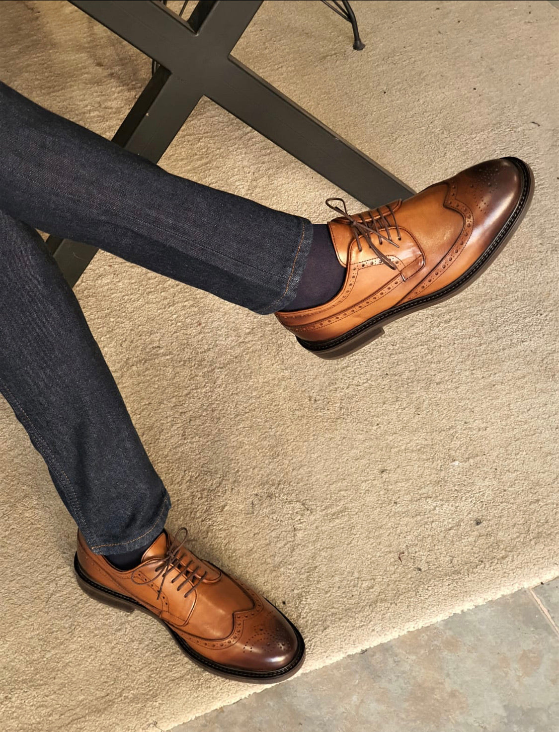 Forenzax  Tan Wingtip Oxfords-baagr.myshopify.com-shoes2-BOJONI