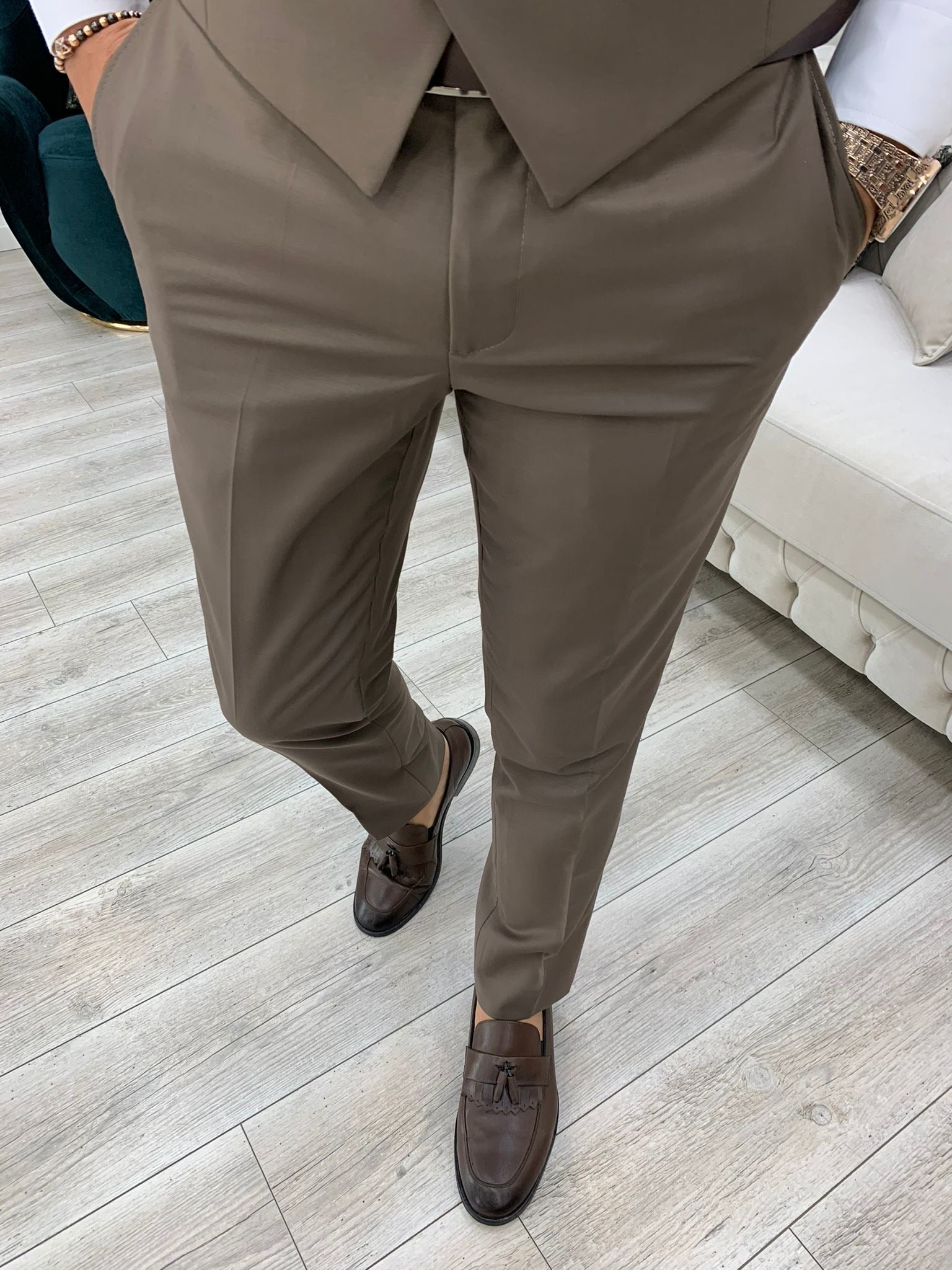 Forenzax Light Coffee Slim Fit Suit-baagr.myshopify.com-1-BOJONI