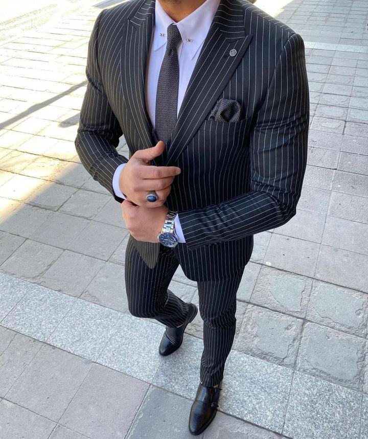 Fenichi Black Stripped Slim Fit Suit-baagr.myshopify.com-3-BOJONI
