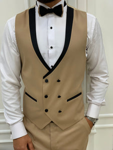 Rocca Dark Cream Slim Fit Tuxedo-baagr.myshopify.com-1-BOJONI