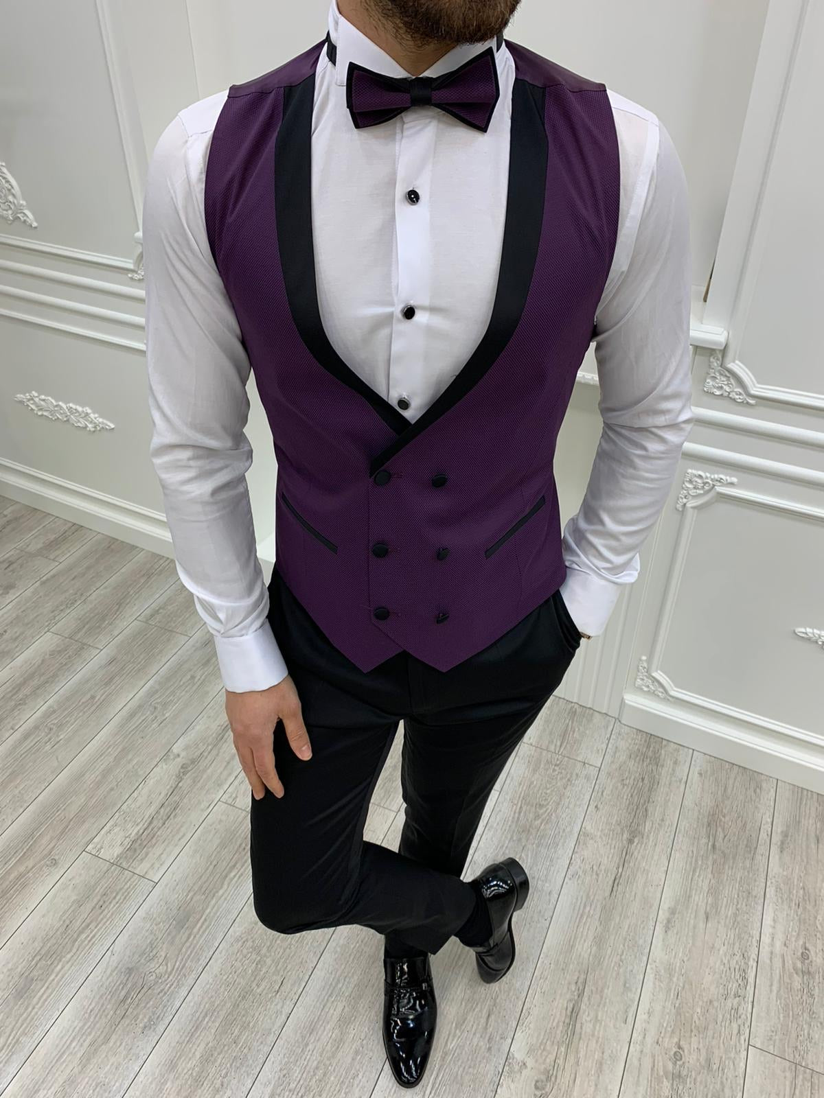 Napolia Royal Purple Slim Fit Tuxedo-baagr.myshopify.com-1-BOJONI