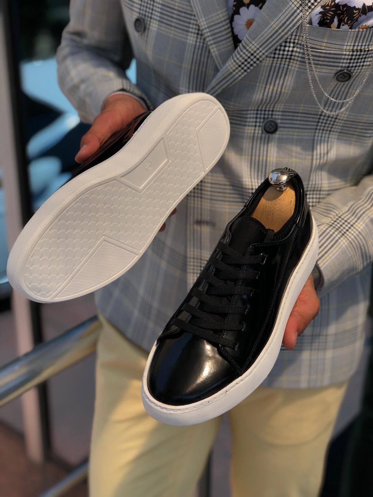 Bald Laced Patent  Shoes Black-baagr.myshopify.com-shoes2-BOJONI