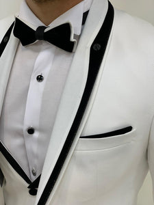 Partoni Royal White Slim Fit Tuxedo-baagr.myshopify.com-1-BOJONI