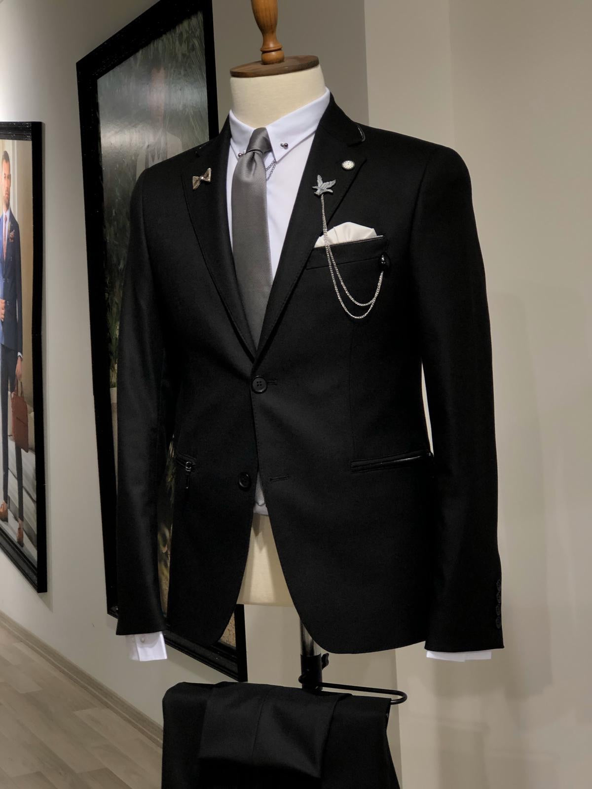 Marc Slim-Fit Suit Black-baagr.myshopify.com-suit-BOJONI