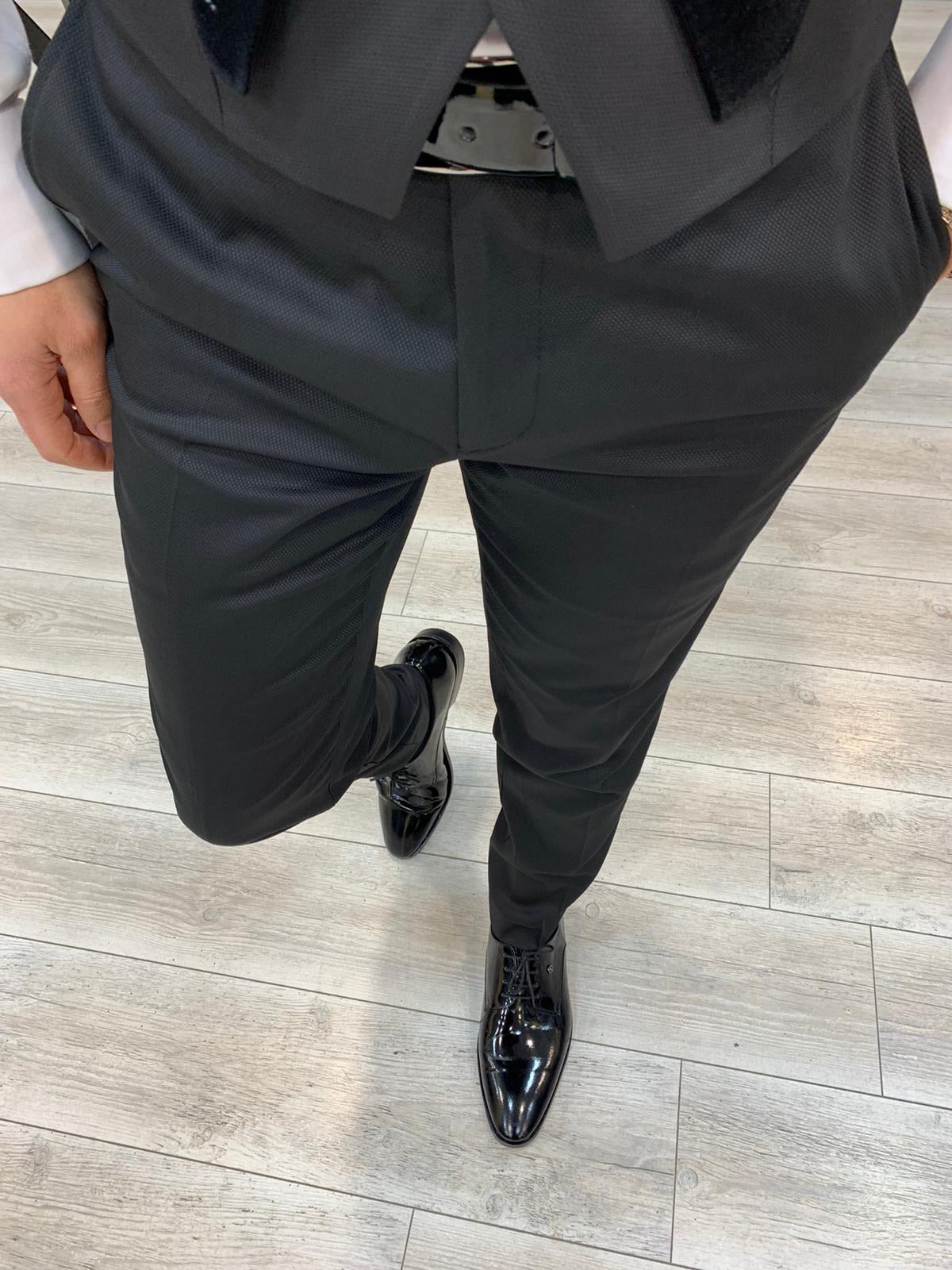 Catani Black Slim Fit Tuxedo #1-baagr.myshopify.com-1-BOJONI