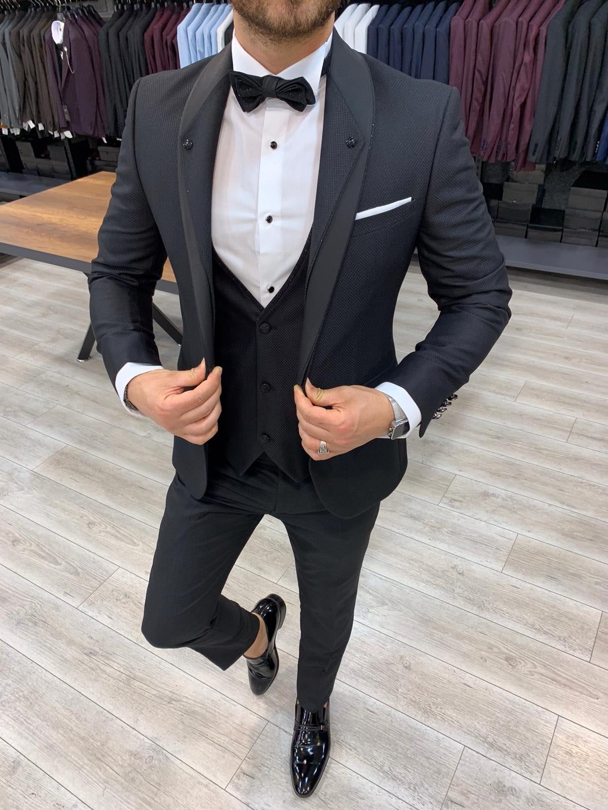 Balzano Black Slim Fit  Tuxedo-baagr.myshopify.com-1-BOJONI