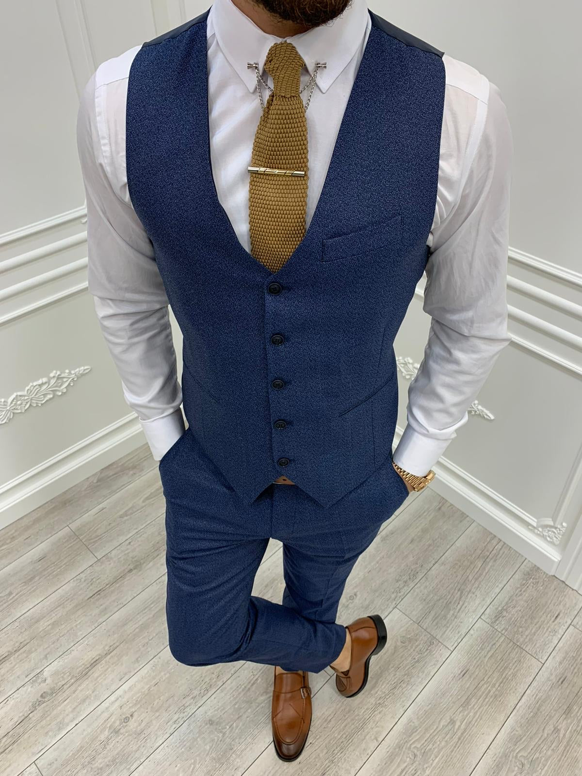 Casatani Blue Slim Fit  Suit-baagr.myshopify.com-1-BOJONI