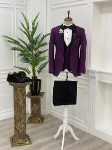 Napolia Royal Purple Slim Fit Tuxedo-baagr.myshopify.com-1-BOJONI