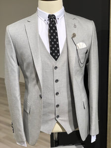 Slim-Fit Suit Vest Gray-baagr.myshopify.com-suit-BOJONI