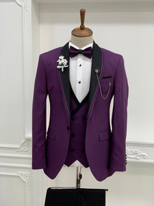 Napolia Royal Purple Slim Fit Tuxedo-baagr.myshopify.com-1-BOJONI