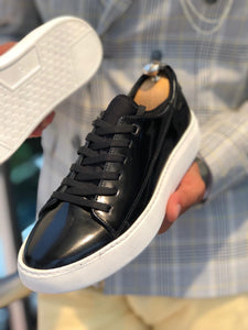 Bald Laced Patent  Shoes Black-baagr.myshopify.com-shoes2-BOJONI