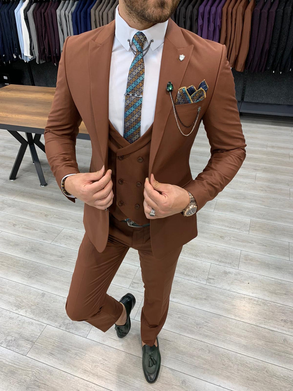 Verona Tile Slim Fit Wool Suit-baagr.myshopify.com-1-BOJONI