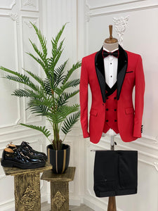 Napolia Royal Red Slim Fit Tuxedo-baagr.myshopify.com-1-BOJONI