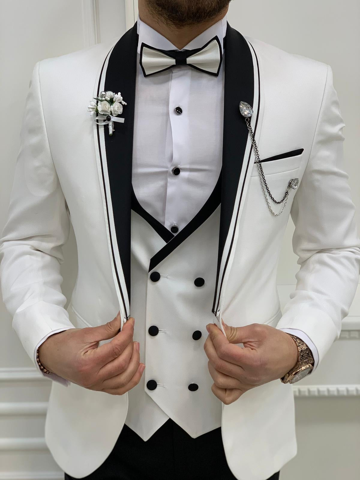 Serra Royal White Slim Fit Tuxedo-baagr.myshopify.com-1-BOJONI