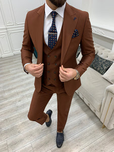 Bojoni Monte Tile  Slim Fit Suit