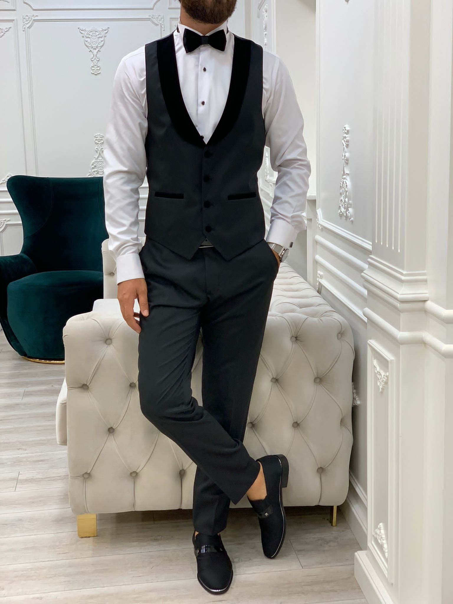 Moncani Black Slim Fit Tuxedo-baagr.myshopify.com-1-BOJONI