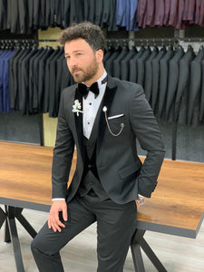 Catani Velvet Black Slim Fit Tuxedo #4-baagr.myshopify.com-1-BOJONI