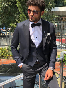 Cristian Slim-Fit Tuxedo Suit Vest Dark Blue-baagr.myshopify.com-suit-BOJONI