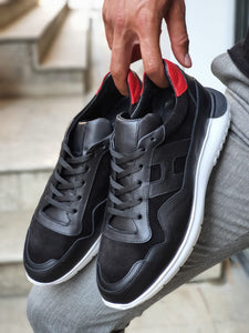 Henderson Black Mid-Top Sneakers-baagr.myshopify.com-shoes2-BOJONI