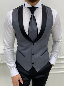 Napolia Royal Gray Slim Fit Tuxedo-baagr.myshopify.com-1-BOJONI