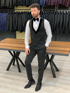 Catani Velvet Black Slim Fit Tuxedo #2-baagr.myshopify.com-1-BOJONI