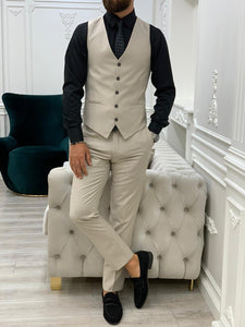 Boston Beige Slim Fit Suit-baagr.myshopify.com-1-BOJONI
