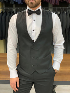 Catani Black Slim Fit Tuxedo #1-baagr.myshopify.com-1-BOJONI