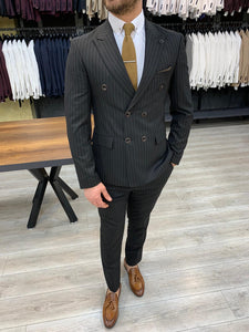 Zapali Black Double Breasted Slim Fit  Suit-baagr.myshopify.com-1-BOJONI