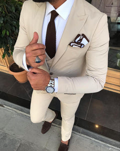 Fenichi Cream Slim Fit Suit-baagr.myshopify.com-3-BOJONI
