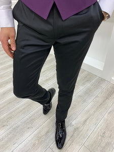 Partoni Royal Purple Slim Fit Tuxedo-baagr.myshopify.com-1-BOJONI