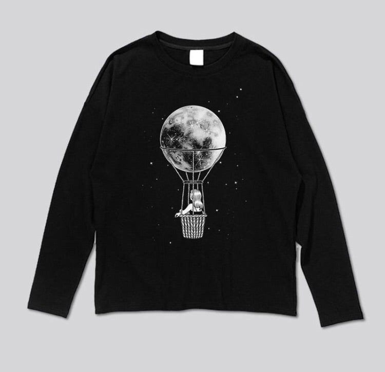 Jessica on the Moon Sweatshirt-baagr.myshopify.com-sweatshirts-BOJONI